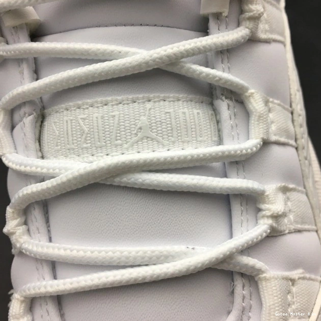 Frost 897331-100 Heiress Jordan Low 11 Air White 0728